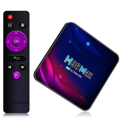 Niestandardowy dekoder Rk3318 H96 Max 4k Android 10.0 Quad Core H96max