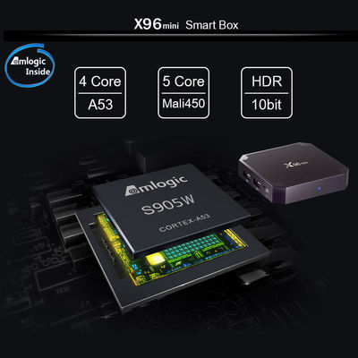 X96 Mini Amlogic S905W Czterordzeniowy OTT Android TV Box 2 GB 16 GB 2,4 GHz WiFi Android 9.0