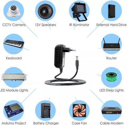 Uniwersalny zasilacz prądu zmiennego 100 V-240 V 12 V 1000 mA 1 A Wtyczka UE