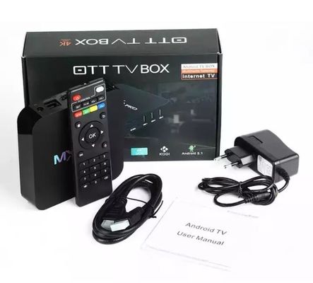 HD Free To Air  OTT TV Box MXQ PRO 4K 4 rdzeń 64-bitowy Android 7.1 H.265