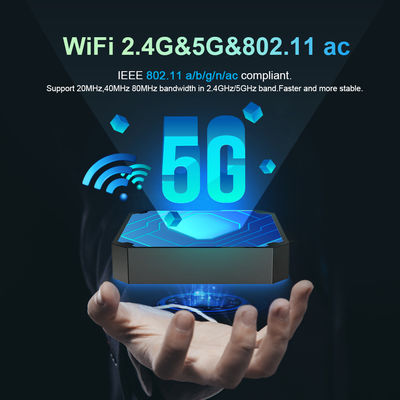 4K Smart X96 Mini Ott TV Box Odtwarzacz Android S905w4 2.4g 5g