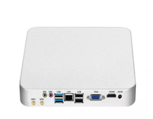 Ce-Leron 3205U I5 4200Y 4200U Mini stacja robocza PC przemysłowe systemy komputerowe DDR3L MSATA 4GB 64GB