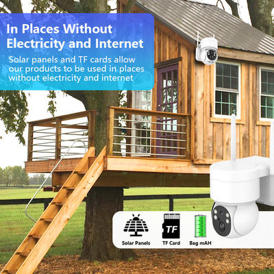 GSM Tuya Solar Digital CCTV Inteligentna kamera PTZ z kartą SIM
