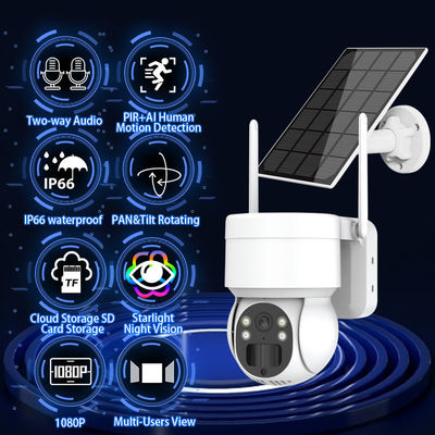 Wodoodporna inteligentna kamera PTZ dalekiego zasięgu WIFI CCTV System nadzoru HD1080P