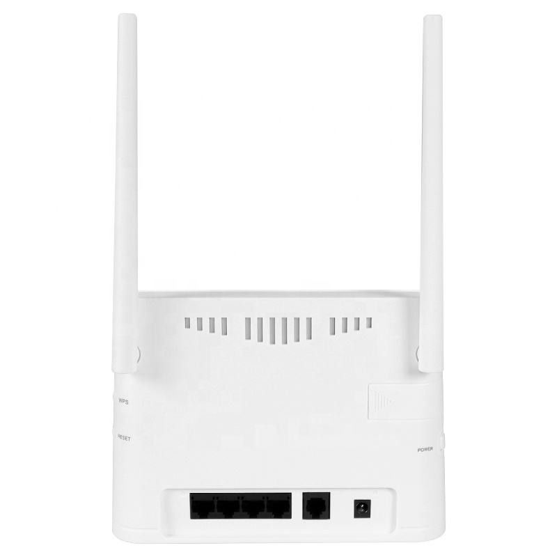 Hotspot LTE CPE Wifi Modem światłowodowy Router Modem bezprzewodowy z kartą Sim 300 mb/s